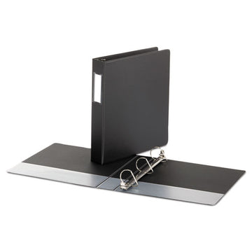 Universal® Deluxe Non-view D-ring Binder With Label Holder, 3 Rings, 1.5" Capacity, 11 X 8.5, Black freeshipping - TVN Wholesale